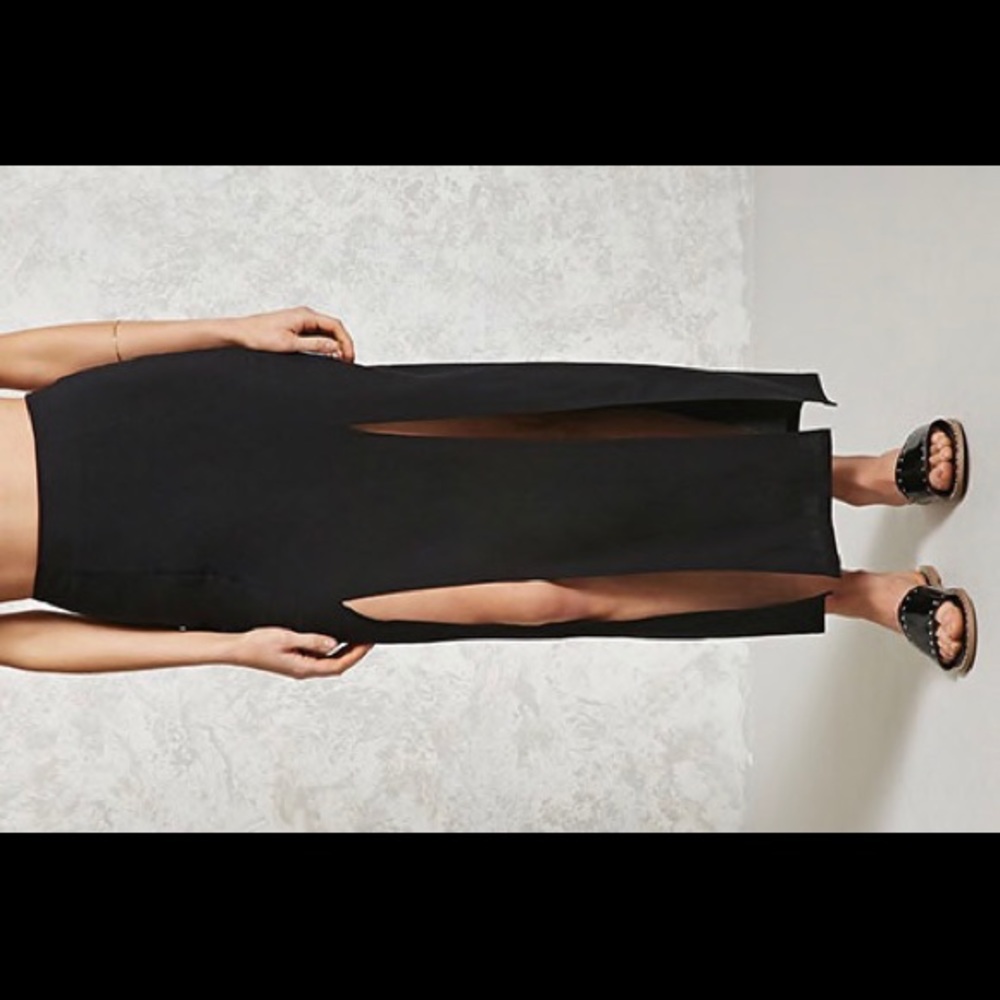 Forever 21 Black Maxi Skirt